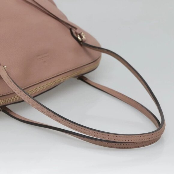 GUCCI Brie Shoulder Bag Leather Gold Pink 323673 - Picture 7 of 16